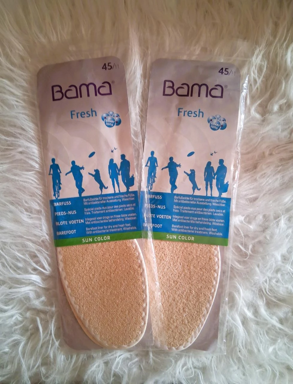 Semelles pieds nus Fresh